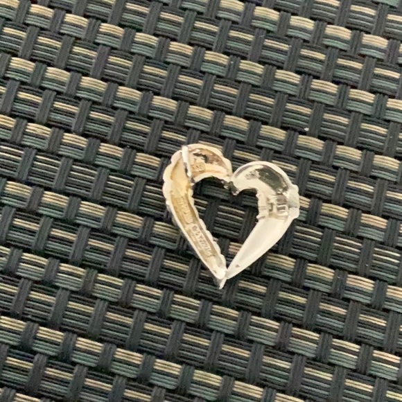 David Yurman Heart Pendent Silver/Gold - Picture 2 of 5